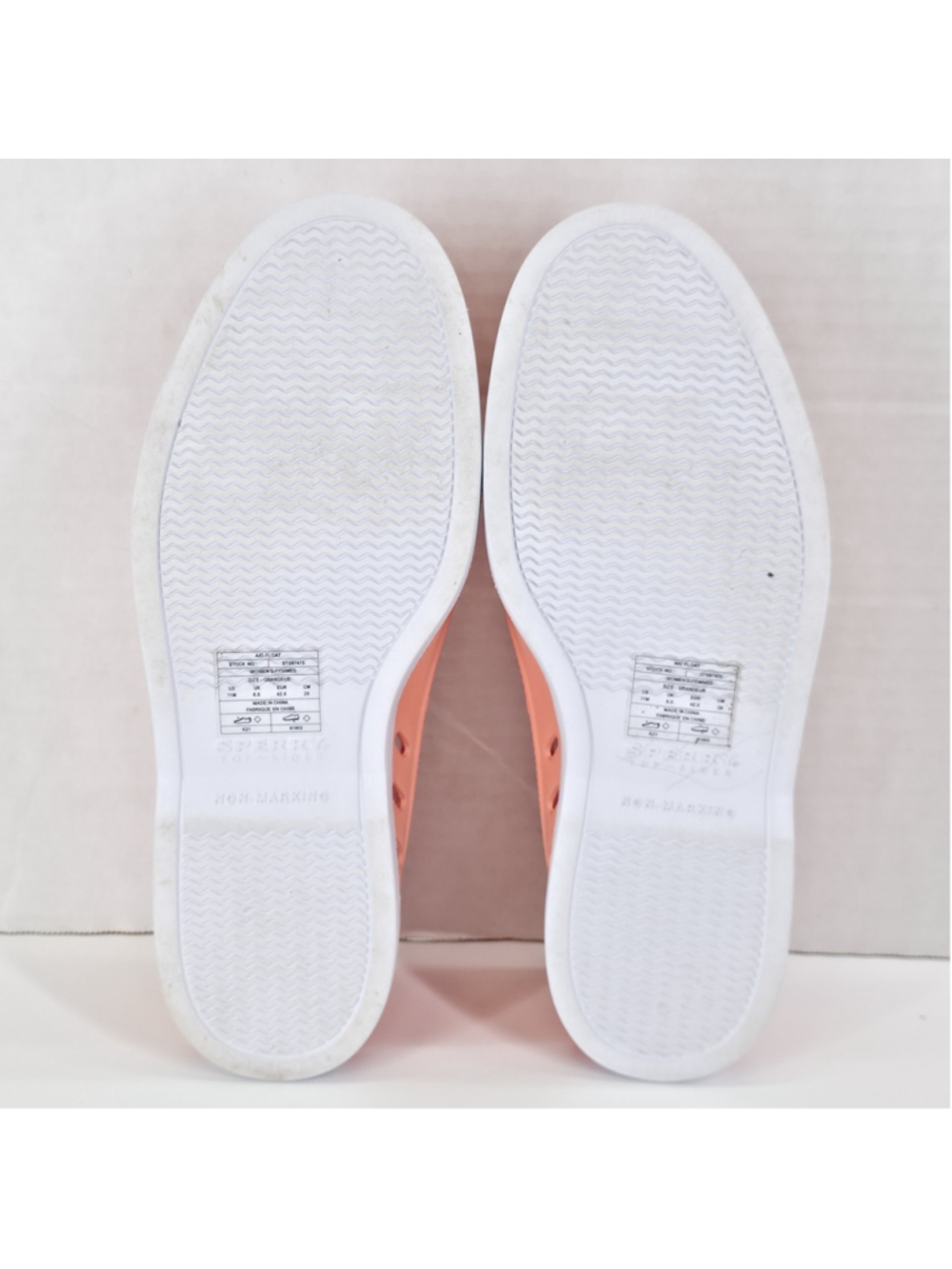 2 Pairs Bundle Coastal Utility Sperry A/O Float Boat Shoes Women 11 Coral Purple - Picture 15 of 16